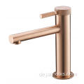 Gebürstetes goldener Tap Badezimmer Wasserhahnmixer